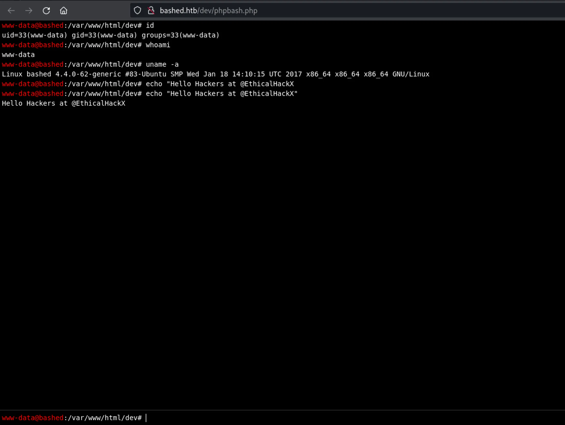 HTB-Bashed-WebShell