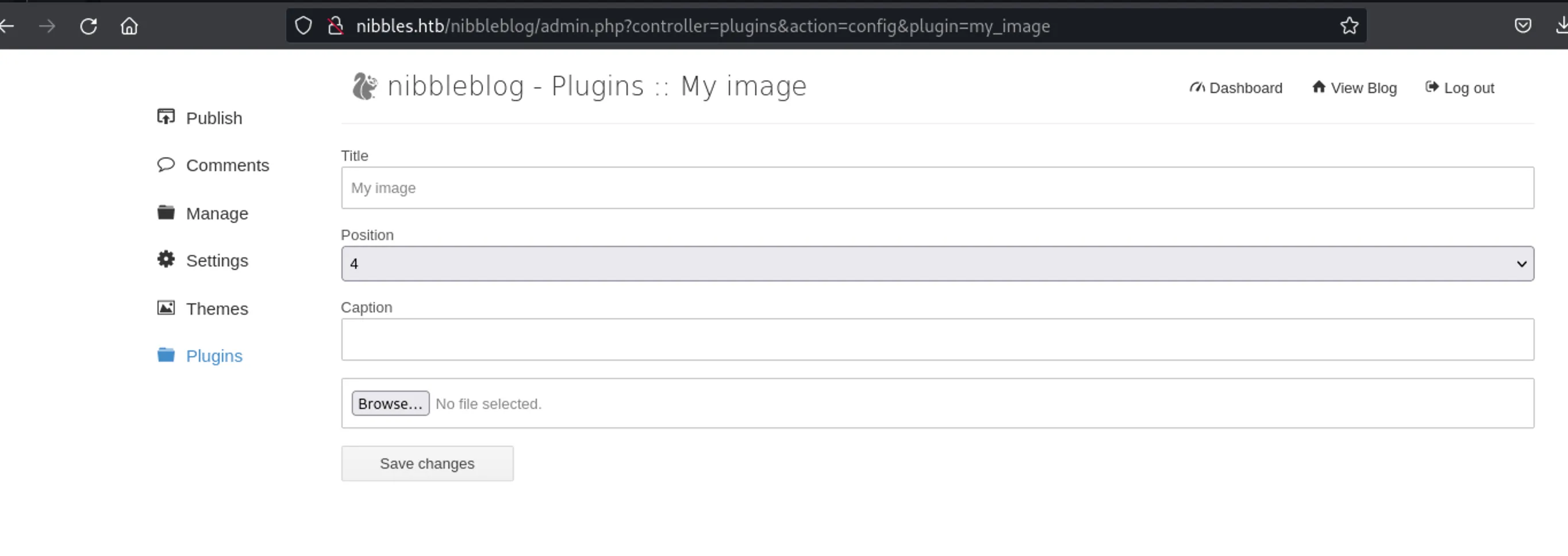 HTB - Nibbles - Upload Shell