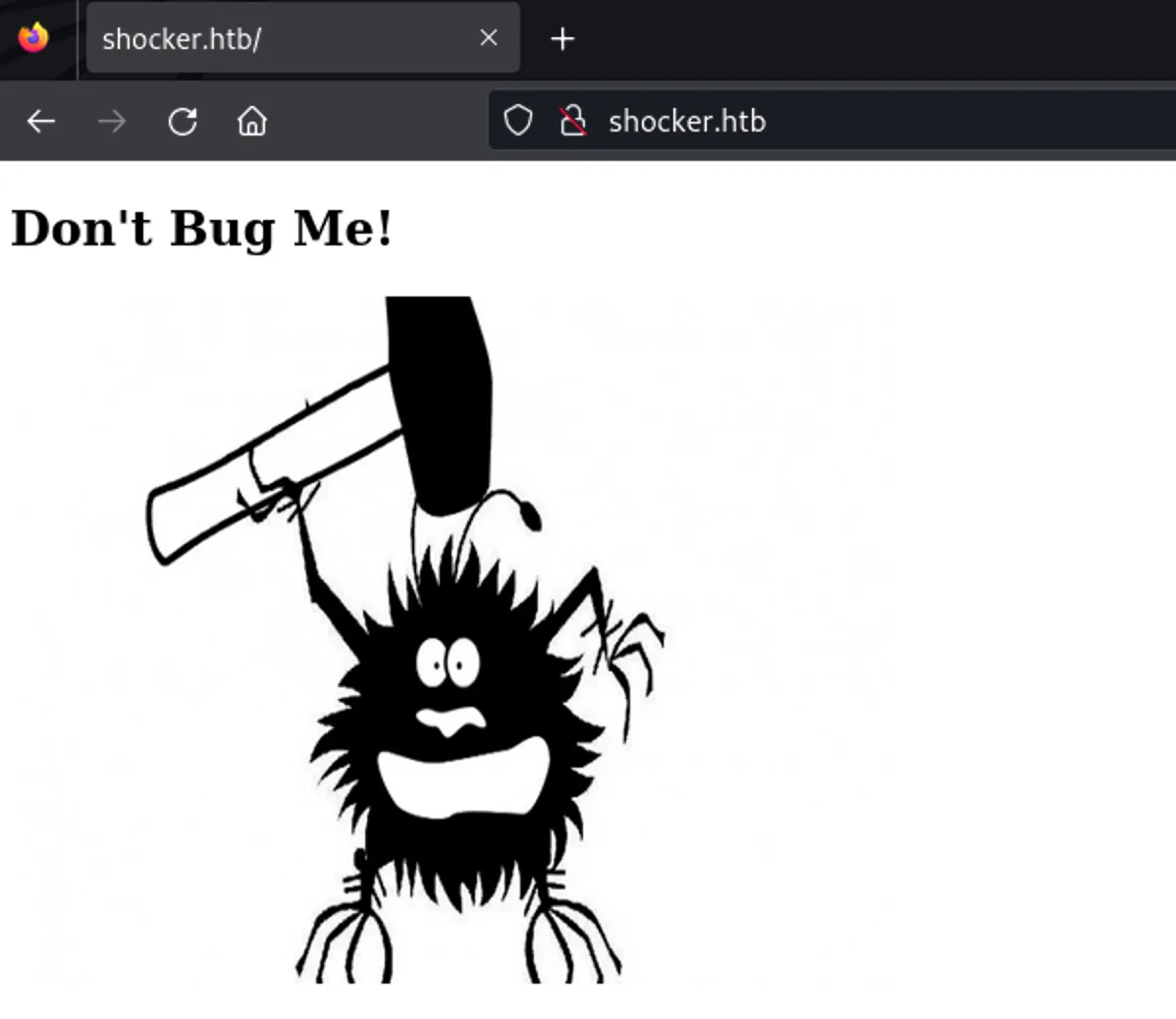 HTB-Shocker-Website